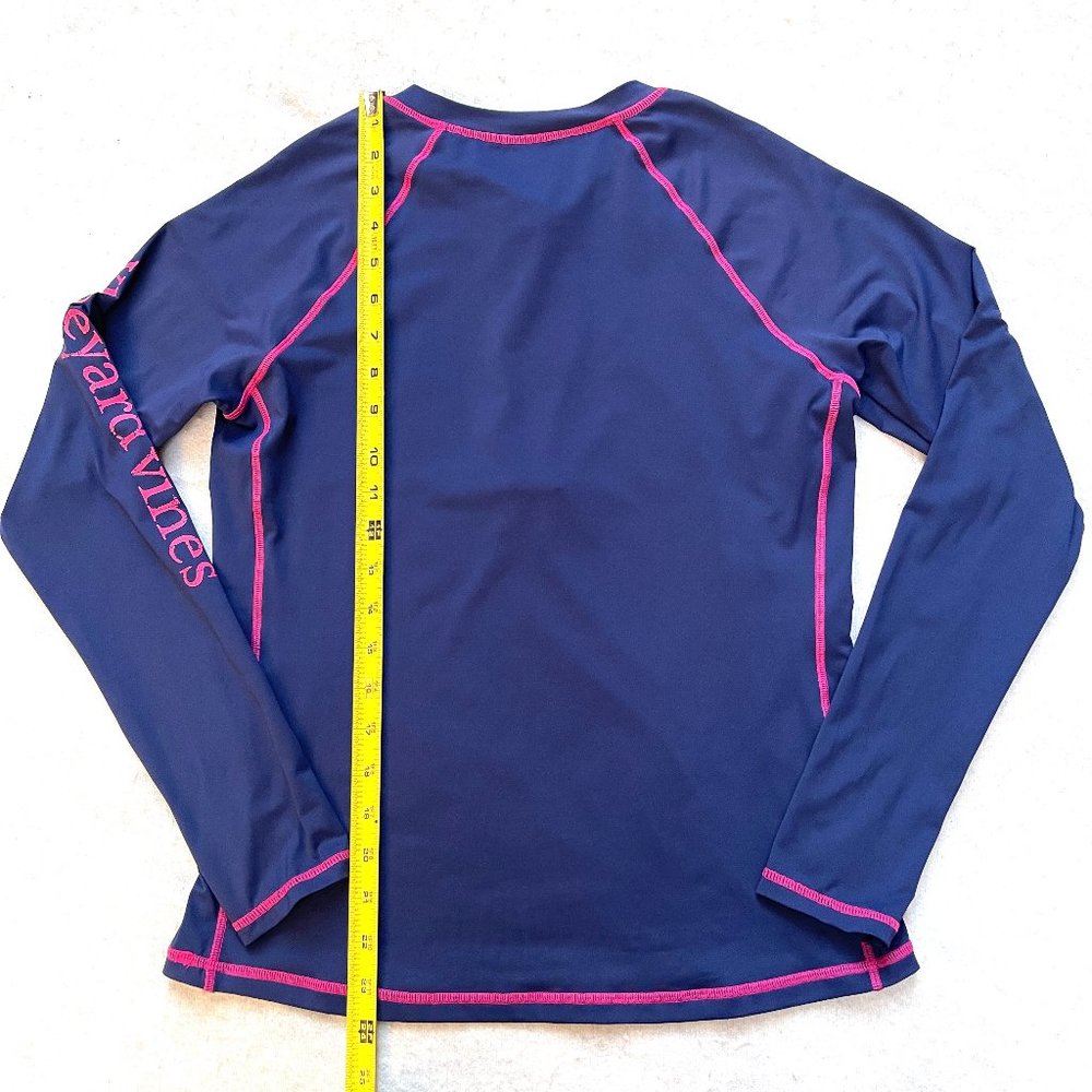 Vineyard vines long sleeve performance half zip top/pullover - Picture 6 of 8